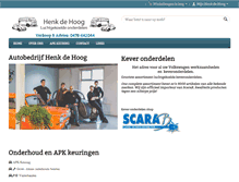 Tablet Screenshot of henkdehoog.nl